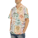 Hawaiian Shirt Pastel Colored Clay Faces