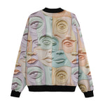 Bomber Jacket Pastel Colored Clay Faces