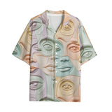Hawaiian Shirt Pastel Colored Clay Faces