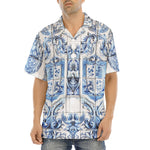 Hawaiian Shirt Tile Mural Depicting Coats