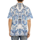 Hawaiian Shirt Tile Mural Depicting Coats