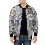 Bomber Jacket Ceramic Tiles Artwork
