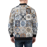 Bomber Jacket Ceramic Tiles Artwork