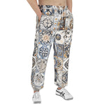 Men's Sweatpants Ceramic Tiles Artwork