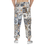 Men's Sweatpants Ceramic Tiles Artwork