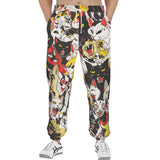 Men's Sweatpants Screaming Cartoon Cats