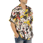 Hawaiian Shirt Screaming Cartoon Cats