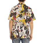 Hawaiian Shirt Screaming Cartoon Cats