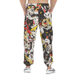 Men's Sweatpants Screaming Cartoon Cats