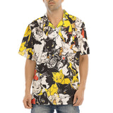 Hawaiian Shirt Cartoon Style Cats Pattern