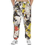 Men's Sweatpants Cartoon Style Cats Pattern