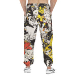 Men's Sweatpants Cartoon Style Cats Pattern