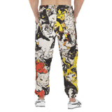 Men's Sweatpants Cartoon Style Cats Pattern