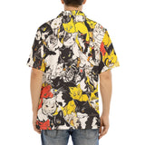 Hawaiian Shirt Cartoon Style Cats Pattern