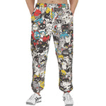 Men's Sweatpants Colorful Cats Pattern