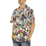Hawaiian Shirt Colorful Cats Pattern