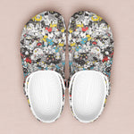 Classic Clogs Colorful Cats Pattern