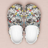 Classic Clogs Colorful Cats Pattern