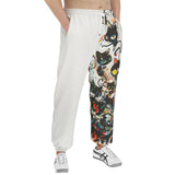 Men's Sweatpants Black Cats Art