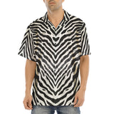 Hawaiian Shirt Zebra Skin Texture