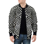 Bomber Jacket Zebra Skin Texture