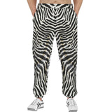 Men's Sweatpants Zebra Skin Texture