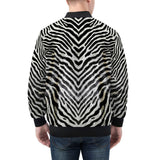 Bomber Jacket Zebra Skin Texture