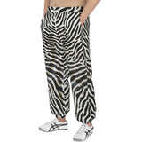 Men's Sweatpants Zebra Skin Texture