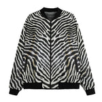 Bomber Jacket Zebra Skin Texture