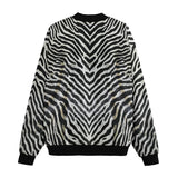 Bomber Jacket Zebra Skin Texture