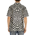 Hawaiian Shirt Zebra Skin Texture