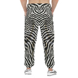 Men's Sweatpants Zebra Skin Texture