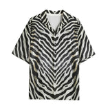 Hawaiian Shirt Zebra Skin Texture