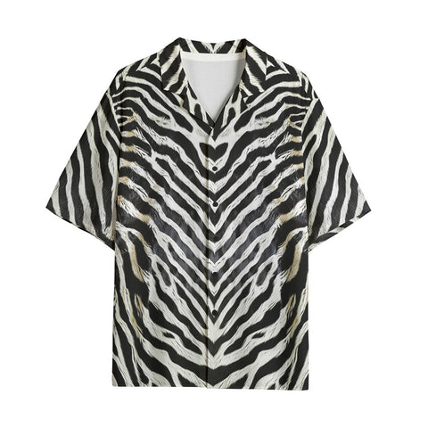 Hawaiian Shirt Zebra Skin Texture