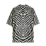 Hawaiian Shirt Zebra Skin Texture