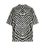 Hawaiian Shirt Zebra Skin Texture