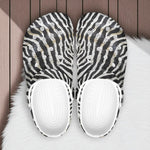 Classic Clogs Zebra Skin Texture