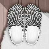 Classic Clogs Zebra Skin Texture