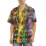 Hawaiian Shirt Colorful Snake Skin Patterns