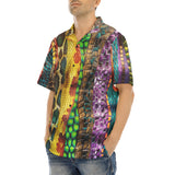 Hawaiian Shirt Colorful Snake Skin Patterns