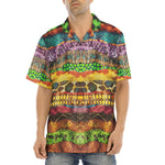 Hawaiian Shirt Colorful Snake Skin Patterns