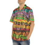 Hawaiian Shirt Colorful Snake Skin Patterns
