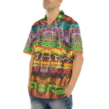 Hawaiian Shirt Colorful Snake Skin Patterns