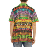 Hawaiian Shirt Colorful Snake Skin Patterns