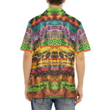 Hawaiian Shirt Colorful Snake Skin Patterns