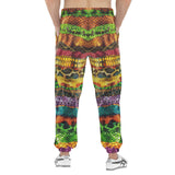 Men's Sweatpants Colorful Snake Skin Patterns