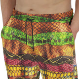 Men's Sweatpants Colorful Snake Skin Patterns