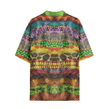 Hawaiian Shirt Colorful Snake Skin Patterns
