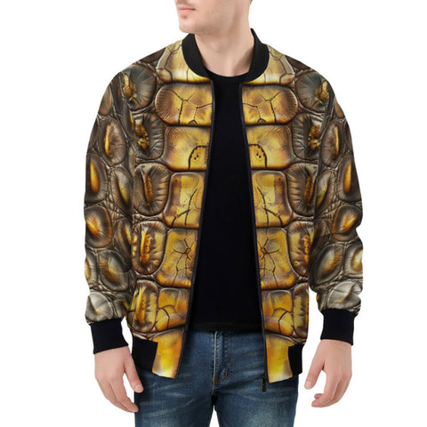 Bomber Jacket Alligator Texture