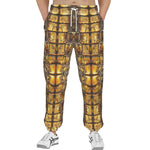 Men's Sweatpants Alligator Texture